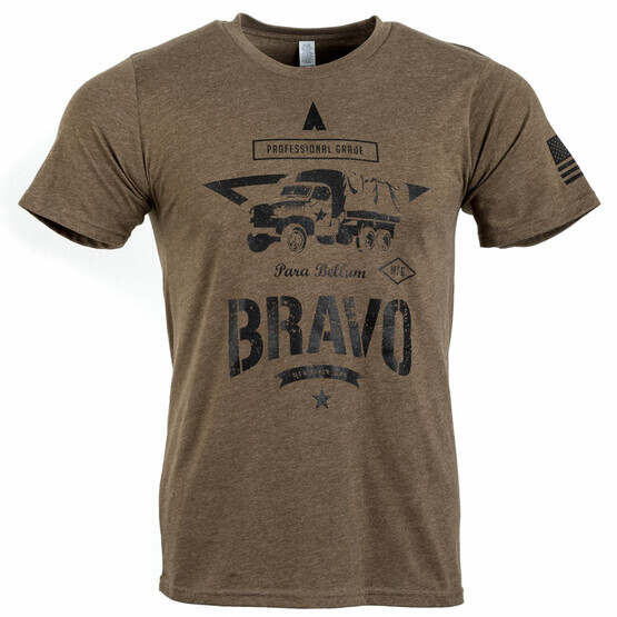 Bravo Company Manufacturing professional grade shirt in brown